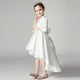 thumbnail image 3 of Conjunto de princesa de dos piezas de manga larga, vestido infantil largo irregular, 3 of 4