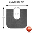 thumbnail image 3 of Resilia Commode Super Absorbent Potty Training Mats - Toilet Training Rug For Kids, 4 Pack, Charcoal, 3 of 9