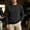 Black # Mens Shirts, variant on Mens Fleece Sweatshirts Long Sleeve Sport Pullover Fashion Winter Crew Neck Plain Shirts Tops for Men Casual