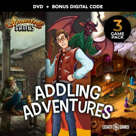 Amazing Games: Addling Adventures - 3 Pack , PC DVD with Digital Codes