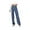 Blue, variant on Flexipants Petite,Flexipants - Women's Casual High Waist Stretch Pants,Multiple Pockets Straight Leg Pants