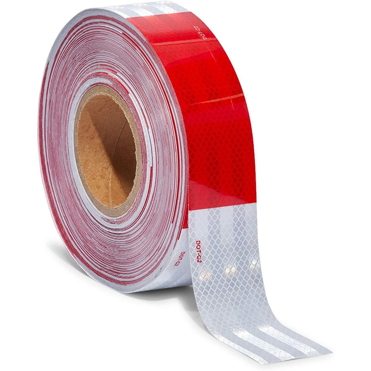 Houseables Reflective Tape Roll DOT-C2 150' X 2" Red/White Trailer Reflec... 