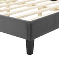 thumbnail image 3 of Modway Gwyneth Tufted Performance Velvet Full Platform Bed in Charcoal, 3 of 10