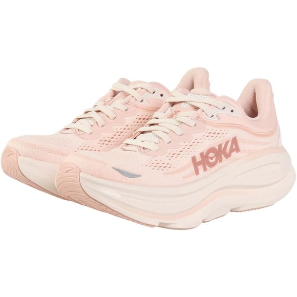 Hoka Bondi 9 Rose Latte/Rose Cream Women's Running Shoes