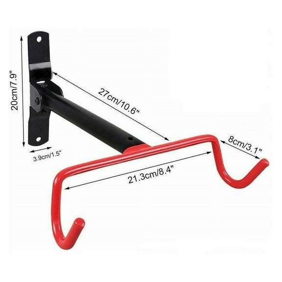 Bike Flip Up Bicycle Storage Hanger Rack Garage Wall Mount Holder Heavy Duty