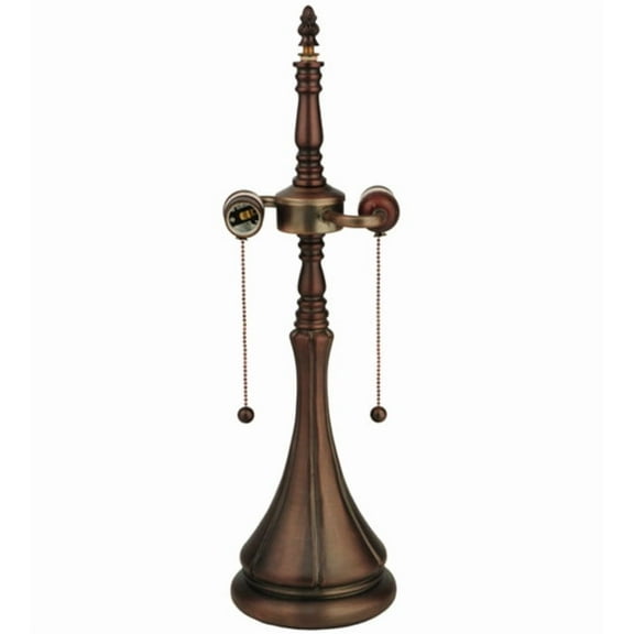 Meyda Tiffany 125779 Fluted 14" Tall Lamp Base