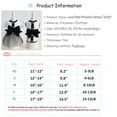 thumbnail image 4 of Small Dog Dress,Cute Dog Wedding Dresses with Bow, Black Tutu Lace Pet Princess Dress, Dog Dance Skirt Costume Camp Party Dress XL Skirt, 4 of 7