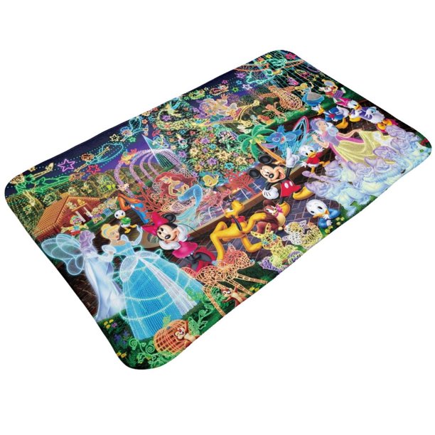 Felpudo de Mickey Mouse para puerta de entrada, un felpudo resistente y duradero adecuado tanto para uso en exteriores como en interiores, utilizado como felpudo para la puerta de entrada de un
