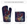 thumbnail image 2 of Game of Thrones Oven Mitts And Pot Holders Set 4 Pcs, Heat Resistant Oven Mitt Set with Potholders, Hot Pads And Oven Mitts Sets Oven Glove for Kitchen, Baking, Cooking, Grilling, 2 of 7