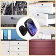 thumbnail image 5 of 4 Pcs Cabinet Handle Drawer Pulls Romantic Starry Sky Knobs with Screws Square Furniture Office Cabinet Knob Decoration, 5 of 7