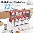 thumbnail image 2 of 2 Pack - Stackable Beverage Soda Can Dispenser Organizer Rack, Bronze, 2 of 7
