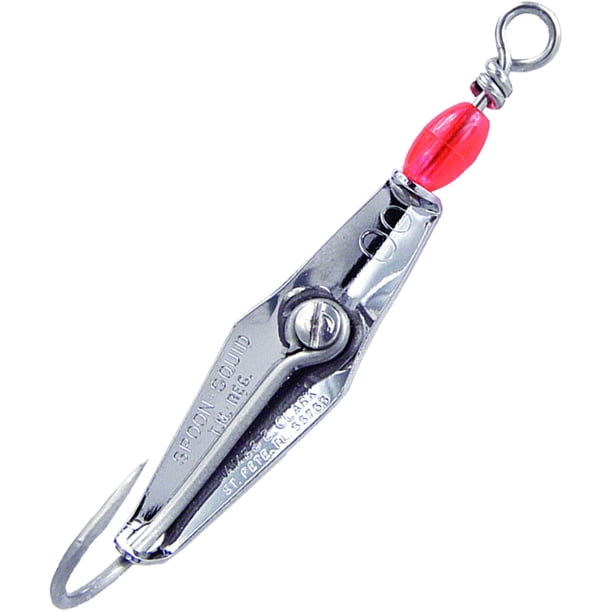 Clark James Clarkspoon Size 2/0 Stainless with Red Bead 00RBMS, Fishing