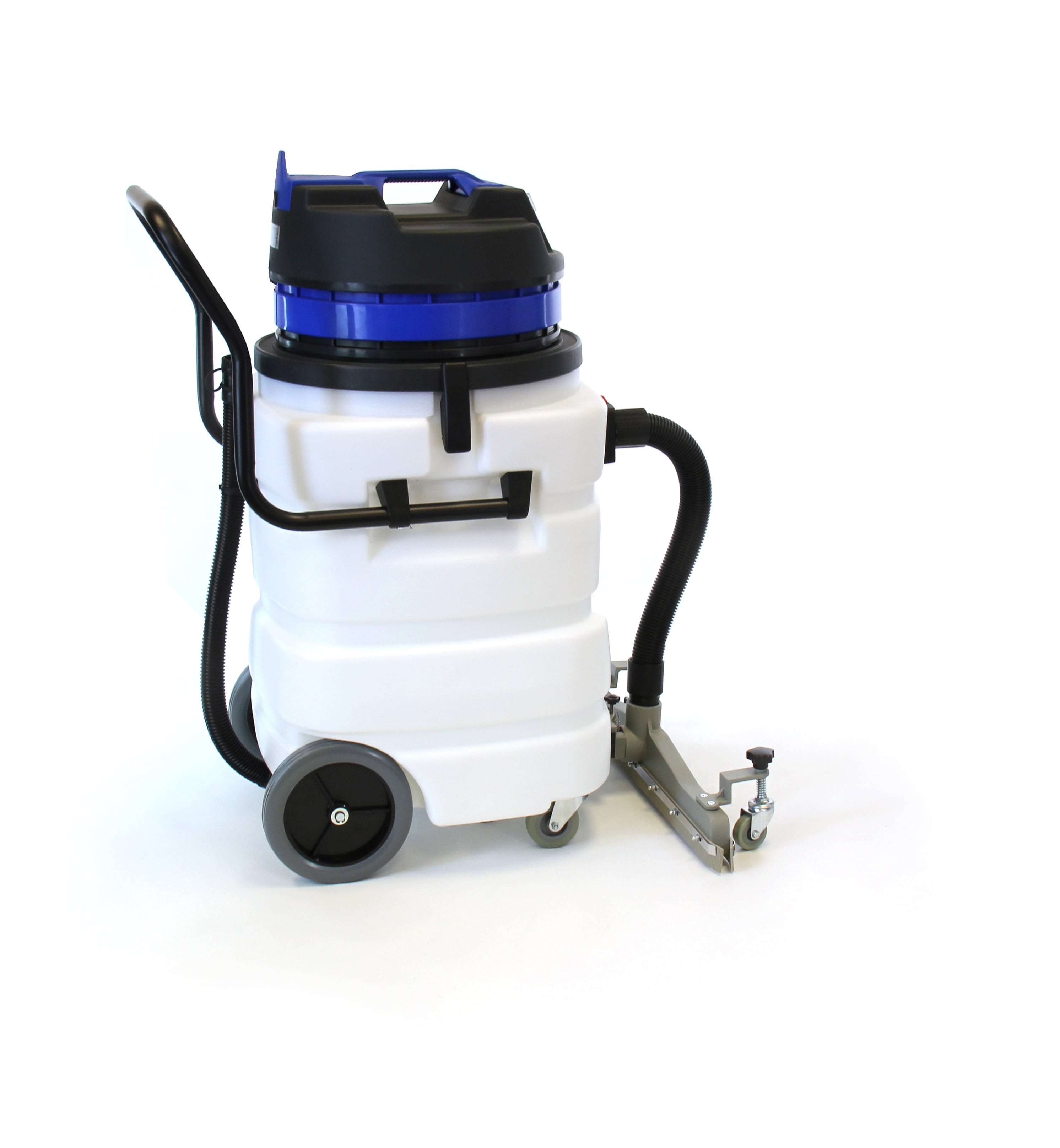 Industrial Vacuum Cleaner Wet/Dry - 2 Motors - Front Squeegee - 24 Gallon