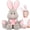 Gray, variant on NCQ Giant Bunny Stuffed Animal, 31.5'' Large Grey Rabbit Plush Toy with Pink Ears, Soft Toy for Girls/Boys, Ideal Gift for Easter, Halloween, Christmas, Cuddling, Snuggling