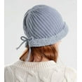 thumbnail image 2 of CoCopeaunt Women Knit Bucket Hat Casual Fluffy Plush Fuzzy Warm Girls Students Fisherman Cap, 2 of 6