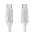 thumbnail image 1 of Cable Tipo C a Tipo C Onn 1.2m Silicón 30 W Blanco, 1 of 4