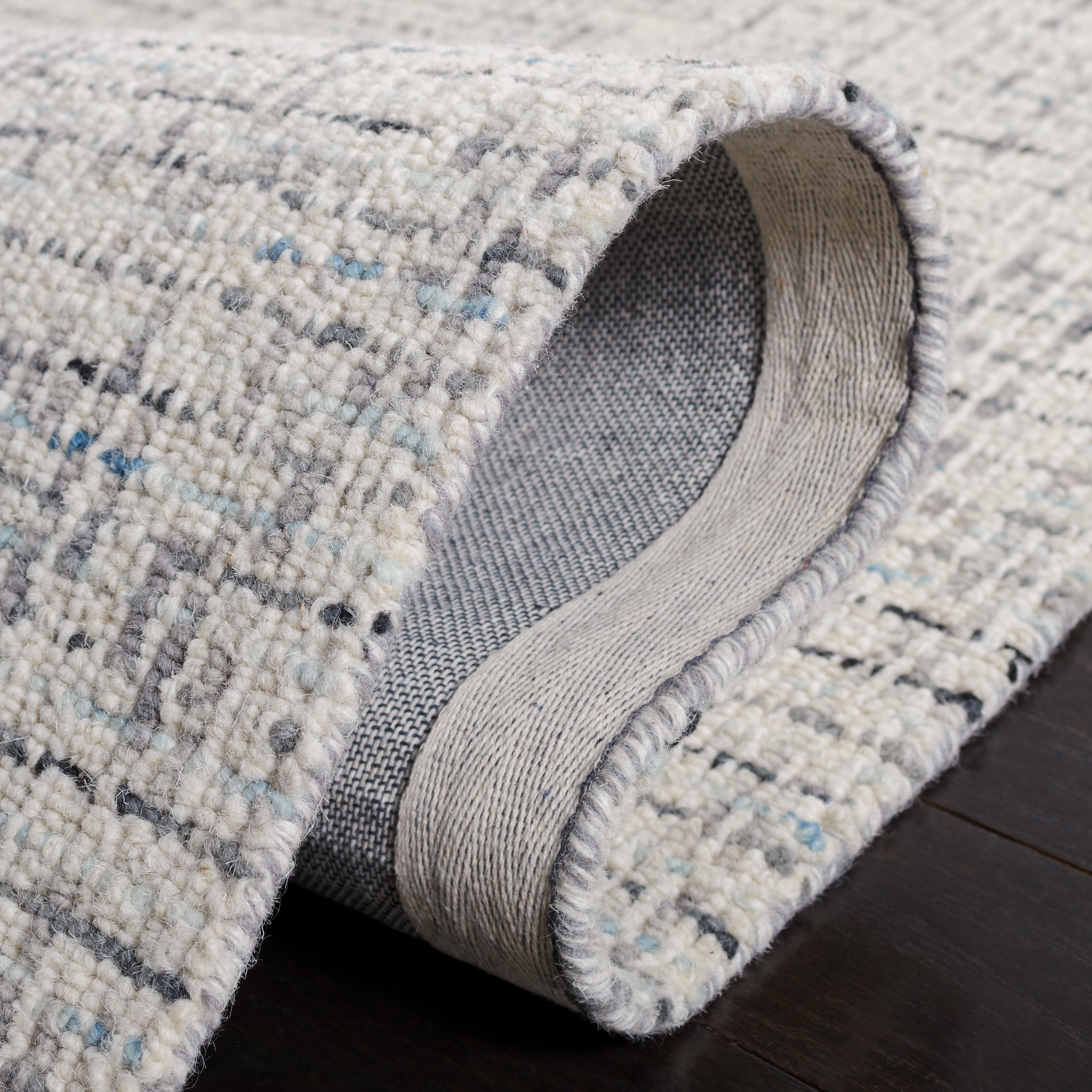 Safavieh Abstract Delia Distressed Wool Area Rug, Gray/Ivory, 11' x 15'