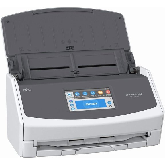 Restored Fujitsu ScanSnap iX1500 Color Duplex Document Scanner – High-Speed Auto Document Feeder, Wireless & USB Connectivity, 600 dpi Optical Resolution (Refurbished)