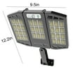 thumbnail image 3 of Vikakiooze Solar Street Light, IP65 Waterproof, Dusk To Da-wn With Motion Sensor LED Security Flo-od Light For Parking Lot, Remote Control With 264 SMD Lamp Beads, 3 of 8