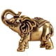 thumbnail image 3 of Figura Feng Shui con forma de trompa de elefante, estatua decorativa de latón con acento de mascota. Afortunado, 3 of 9