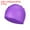 Purple, variant on Uxcell Silicone Swim Caps Unisex NonSlip Pool Caps Waterproof Elastic Swimming Hats Pink 2 Pack