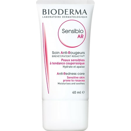 Bioderma Sensibio AR Anti-Redness Cream For Sensitive Skin - 1.33 fl (Best Face Cream For Sensitive Skin With Spf)