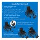 thumbnail image 3 of Silla de ruedas ultraligera ProBasics para adultos - Asiento de altura ajustable - Reposabrazos abatibles - Reposapiés abatible - Asiento de 45 x 40 cm, 3 of 5