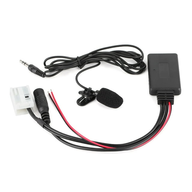 Car Adaptor, Wear Resistant ABS Rustproof Car Audio Cable Reliable Replacement For Citroen C2 C3 C4 C6 2005+ For Auto
