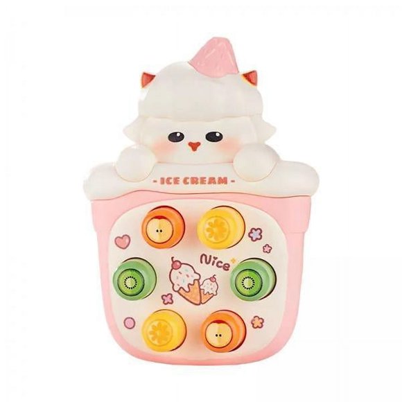 Siruishop 3xCartoon Sensory Toy Lovely Developmental for Children Age 3 4 5 6 Years Gift Pinks Ice Cream