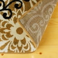 thumbnail image 2 of Leigh Modern Polypropylene Floral Medallion Indoor High Traffic Area Rug - 2' x 3', Gold, 2 of 3
