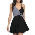 thumbnail image 4 of Bikini con estilo para mujer con almohadilla en el pecho sin soporte de acero Correa cómoda Traje de baño dividido Conjunto de dos piezas para la playa OAVQHLG3B Store  lin121212, 4 of 4