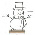 thumbnail image 2 of Wire Snowman Stand Decor Large, 2 of 3
