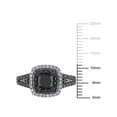 thumbnail image 2 of Everly Women's Diamond Sterling Silver Engagement Ring, 2 of 6