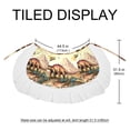 thumbnail image 5 of Dinosaur Chic Chiffon Beach Skirt with Polyester Straps - for the Beach, 5 of 6