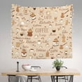 thumbnail image 3 of Bingfone Polyester Fabric Tapestry Coffee Time Wall Hanging Tapestry,Daily Decorative Tapestry For Bedroom Living Room Dorm 60l X 51w Inches, 3 of 9
