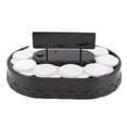 thumbnail image 4 of Rotating Dessert Table, Swing Tray Multiple Small Trays Multipurpose ABS Material  Sushi Machine  For Birthday Sushi,Dessert, 4 of 8