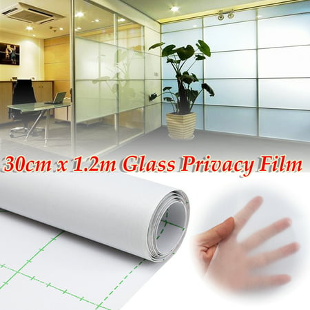 Frosted Window Tint Glass Privacy Protection Tint Sticker Cover DIY Decal PVC Film For DIY Home/Office/Store 48X12