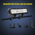 thumbnail image 5 of Nilight - 2PCS LED Light Bar Horizontal Bar Clamp Mounting Kit Fit on 0.75" 1" 1.25" Bull Bars Roof Racks Roll Cages for ATV UTV and Trucks, 2 Years Warranty, 5 of 7