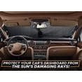 thumbnail image 6 of EcoNour Windshield Sunshade 64x32 Medium, Blocks 99% UV Heat, Foldable Car Sun Shade for SUVs & Trucks, 6 of 9