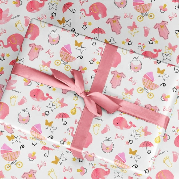 Baby Wrapping Paper Rolls