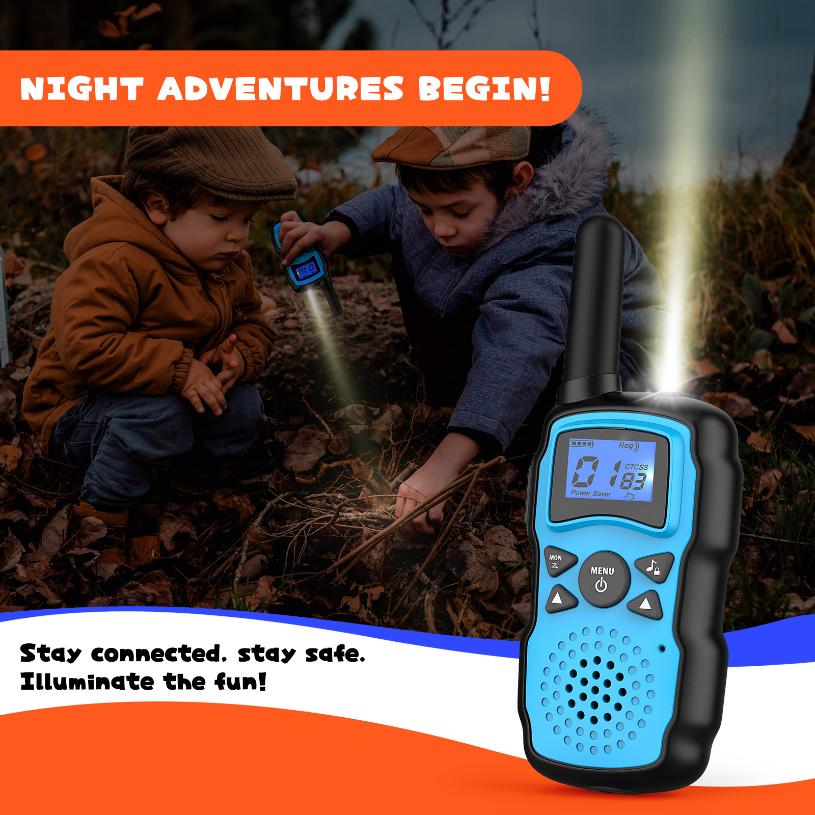WisHouse 4-Pack Rechargeable Walkie Talkies photo 8