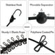 thumbnail image 2 of Tendedero de Viaje portátil, Tendedero retráctil elástico Ajustable para Viajes y Camping con Clips de 12 Piezas para Uso en Interiores y Exteriores, 2 of 7