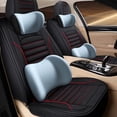 thumbnail image 5 of Car Headrest Lumbar Support Cushion 2025 New Car Lumbar Support Pillow And Car Neck Pillow Kit Ergonomic Car Seat Headrest Lumbar Cushion For Neck Back Pain R, 5 of 5