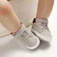 thumbnail image 2 of URMAGIC Toddler Baby Boys Suede PU Leather Moccasins Soft Sole High-Top Shoes, 2 of 7
