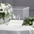 thumbnail image 2 of OnDisplay 10" Luxe Acrylic Clear Wedding Card Box w/Lid - Lucite Gift/Money Box, 2 of 4