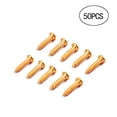 thumbnail image 1 of 50 PCS/Set Tuning Peg Screws Tuning Key Machine Heads Tuner Mounting Screws for Electric /Acoustic Guitar Bass (Golden), 1 of 7