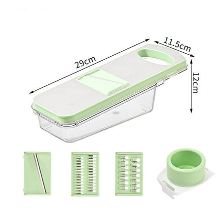 

Federra 7 In 1 Adjustable Vegetable Slicer Stainless Steel Kitchen Slicer Grater For Vegetable Slicer Cucumber Slicer Thin Slicer Vegetable Slicer