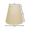 thumbnail image 6 of 18" Beige Linen Empire Lampshade with Washer Fitter, Extra Deep Hardback Design, 6 of 7