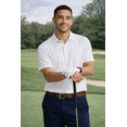 thumbnail image 4 of Expert Brand Men's DriMax™ Athletic Dry Fit Golf Polo, White, Large, 4 of 7