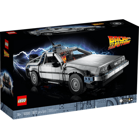 LEGO - Back to the Future Time Machine 10300 Toy Building Kit for Adults (1,856 Pieces)